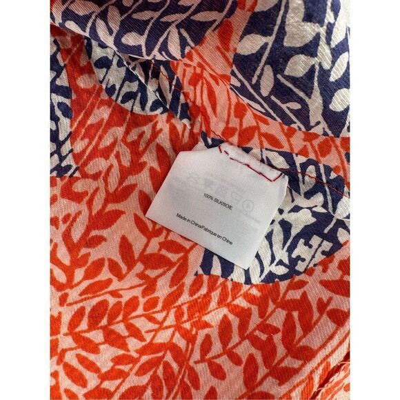 Tory Burch sleeveless, floral, ruffled neck blouse - 0 - Picture 8 of 8